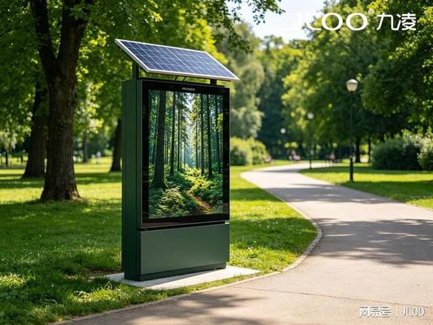 九凌JLOO 55寸户外广告机 深圳源头厂家的高亮防水解决方案